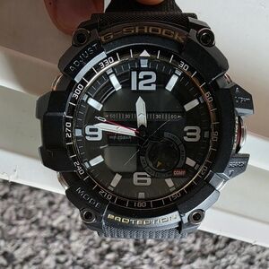 G-Shock Black and Gold Watch